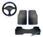 Goodyear PVC 3-Piece Car Mat Set and Steering Wheel Cover Kit 0