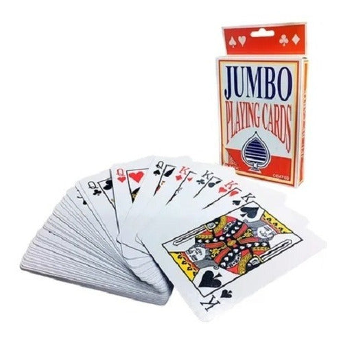 Jumbo Poker Cards - Large Deck by Alberico Magic 0