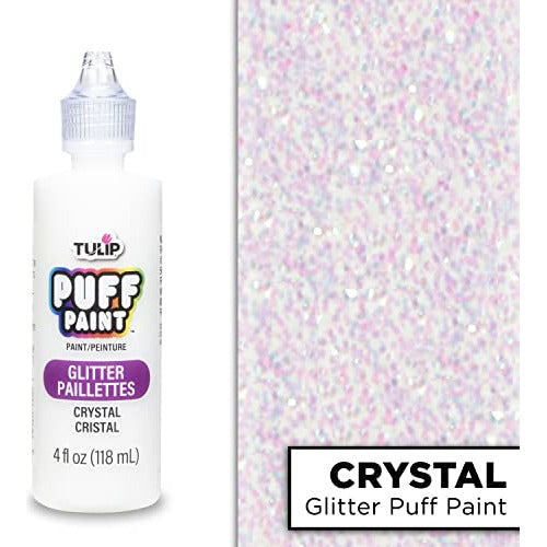 Tulip Dimensional Fabric Paint 4oz, Glitter Crystal Sparkle 3