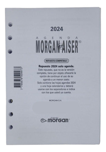 Morgan Aiser 2024 Agenda Refill Days Only 2021 1