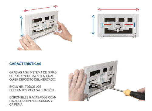 Ideal Tapa Tecla Universal Blanca 1