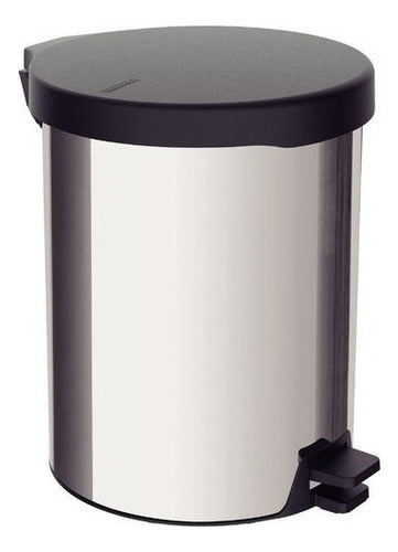 Tramontina Stainless Steel Trash Can with Pedal New 12 Liters 1