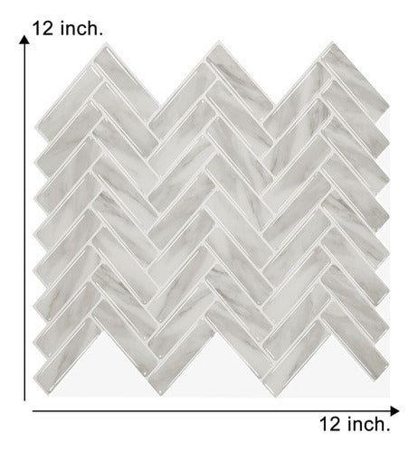 Wishop Self-Adhesive 3D Tile Stickers 1