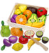 Airlab Wooden Food Toy Set for Kids, Fruits and Vegetables 0