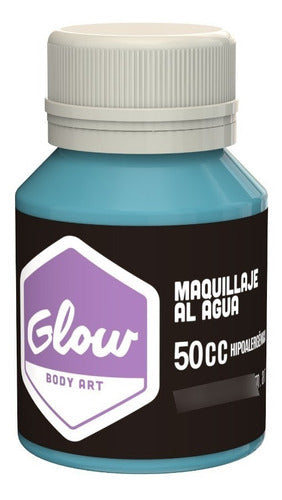 Liquid Artistic Glow Body Art Body Paint Basic Matte Colors - 50ml 4