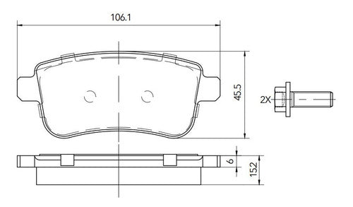 Corven Pastillas Freno Traseras Renault Megane 3 2.0 16v 250cv 1