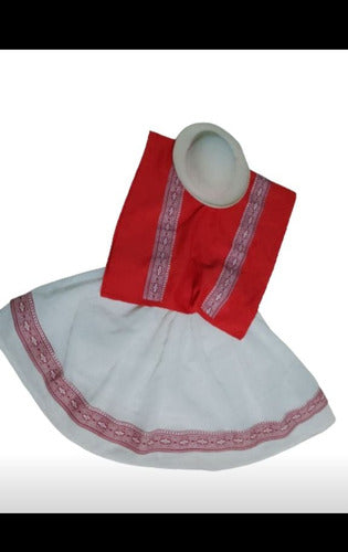 Pollera Turqueza With Triangular Poncho Arpillera Sombrero/Coya 1