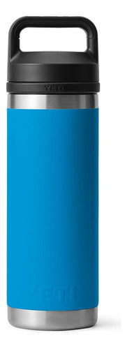 YETI Rambler 530ml Stainless Steel Bottle with Chug Cap - Blue Big Wave 6