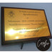 Placa: Premio/reconocimiento/profesion Similmetal 17x12 Cm. 6