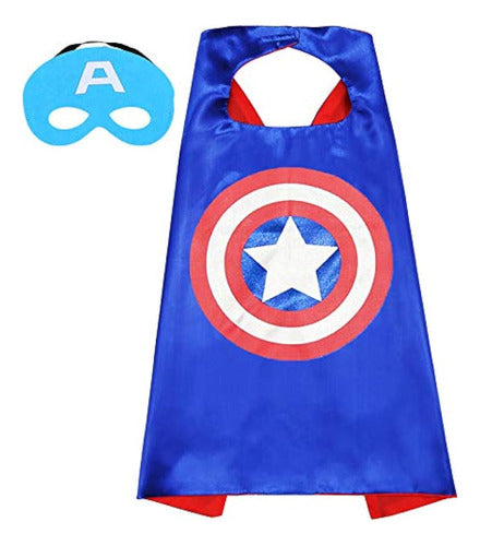 Fun Factorys Superhero Toy Captain America 12" Shield and Superhero Cape Set 1