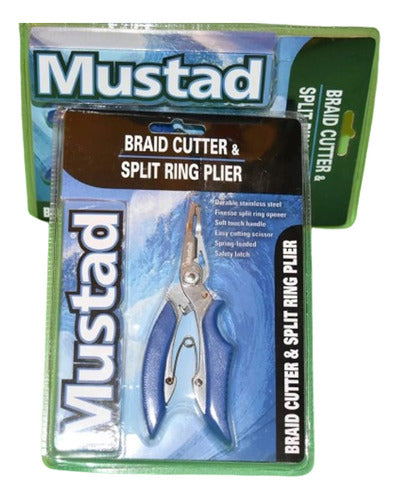 Mustad Pinza Saca Anzuelos MT 039 - Gatillo Largo - Acero 0