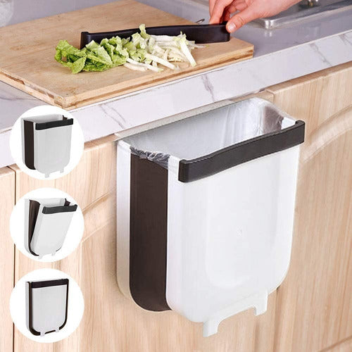 MAUMAU OBJETOS Foldable Trash Bin for Kitchen and Bathroom 2