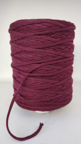 Liaivi Cotton Cord Bordo Without Filling 3mm - 200 Mts 1/2kg 0