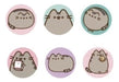 Washi Stickers Mooving Pusheen Redondos 2