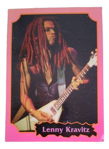 Carta, Rock Card Del Musico Lenny Kravitz 0