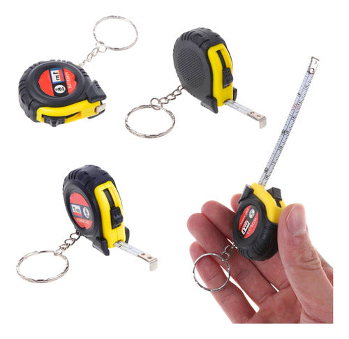 Nail Vinyl's Souvenir Retractable Tape Measure Keychain - 100 Pack 6