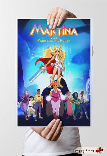 Lámina Imprimible De She-ra Personalizada Con Nombre Shera 2