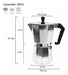 Italian Style Aluminum Coffee Maker 21cm for 9 Cups 500cc Bz3 by Benabi 1