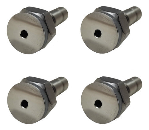 4x Bicos Inox Jato Borbulhador Do Air Blower Banheira E Spa 0