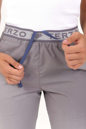 Medical Pants Terzo* Unisex Shapy Medium Grey Arciel+Jersey 4