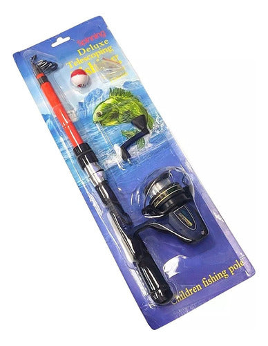 Multifish Explorer Pro Kids Fishing Combo: Rod + Reel + Accessories 0