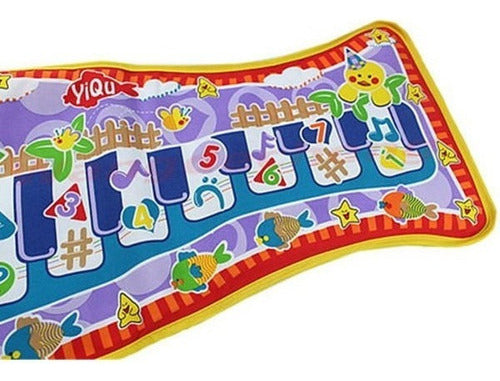 Musical Fish Animal Touch Mat Kick Fun Piano J 5