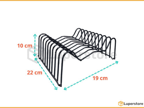 Luperstore Black Steel Dish Rack Without Tray 2