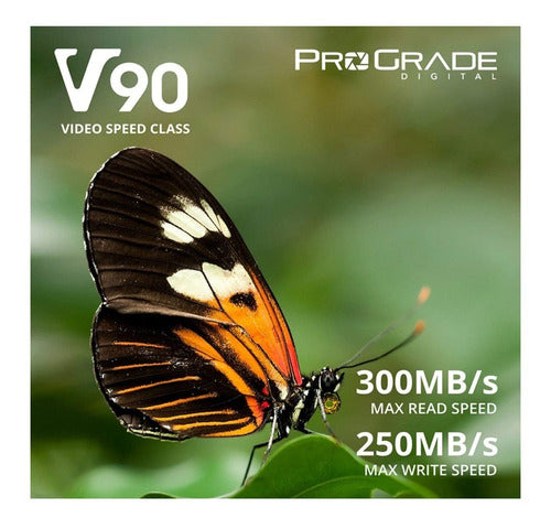 Prograde Digital Sd Memory Card 64gb 300mb/s 250mb/s V90 1