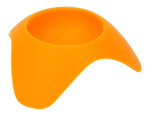 Set of 4 Egg Holders in Colorful Silicone Tray Stand Kitchen Accessory 2