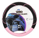 Vexo Steering Wheel Cover 38cm Eco-Leather Black and Pink Maranello 1