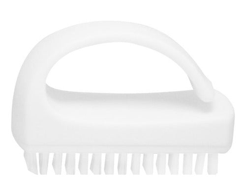 Jessamy Nail Brush Plastic Open Handle X3 Units 4