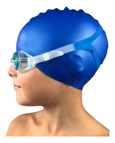 Origami Kids Swimming Kit: Goggles and Speed Printed Cap 75