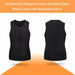 Men's Posture Corrector Slimming Body Shaper Waist Trainer Vest 5