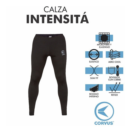 Men's Corvus Intensita Sports Legging for Football and Running 6