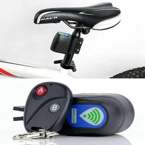 Bicycle Alarm Alarma Para Bicicleta Con Control A Distancia 110db 2