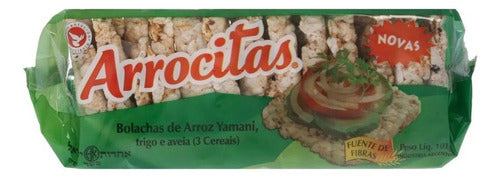 Arrocitas 3 Cereales Pack X 6 Galletas De Arroz Integral X 101 Gr 0