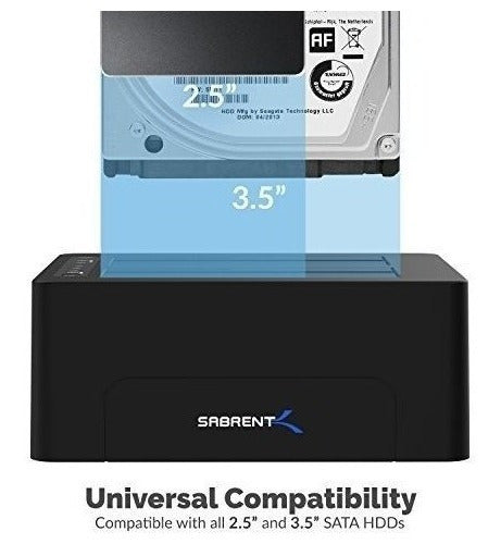 Sabrent USB 3.1 to SATA Dual Bay Hard Drive Docking Station 4