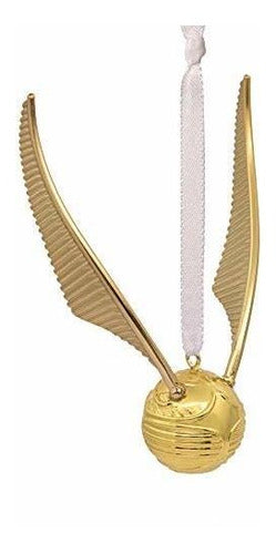 Hallmark Harry Potter Golden Snitch Metal Christmas Ornament 1