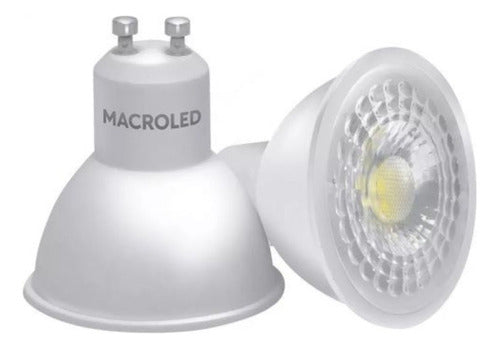 Macroled Pack X5 Led Dichroic Lamp 7W GU10 220V PVC 0