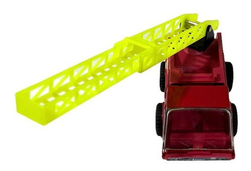 Metalicos Fire Truck Toy with Extendable Ladder 4