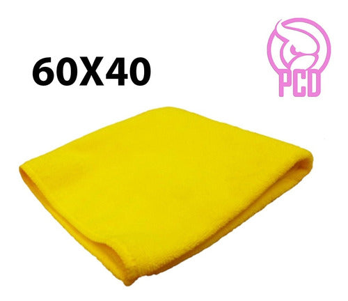 3D Microfiber Multi-Use 60x40cm Yellow Per Unit - PCD 0