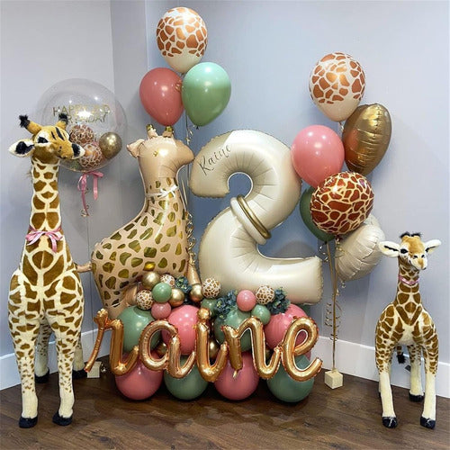 Lingqiang Beige Number 1 Balloon 102 Cm for Kids Decoration 5