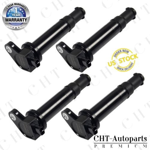 Kia 4 Ignition Coils for Rio Rio5 2006 2007 2008 2009 2