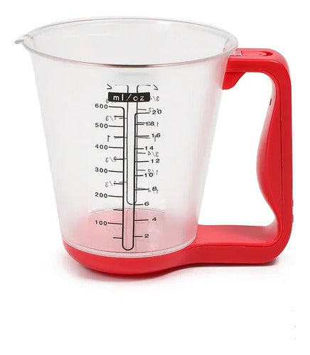 Measuring Cup and Scale with Thermometer 600 ml 1