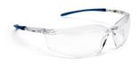 Steelpro Spy City Safety Glasses with Anti-Fog Treatment - Gray Transparent 0