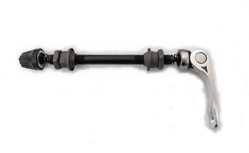 Front Axle 3/8 with Cones and Quick Release for Bicycle Hub 0