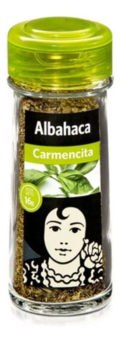 Frasco Vidrio Albahaca Carmencita Origen España 0