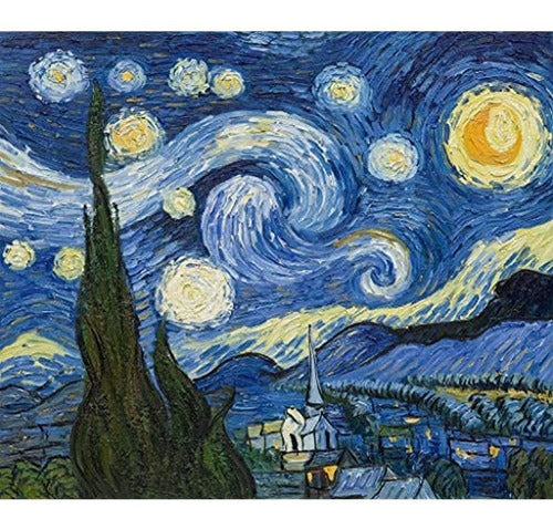 FEIDANNO Juego De Funda Nórdica De Van Gogh De Noche Estrellada, Tama 1