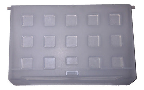 Silver Shadow Replacement Glass Lid for 3-in-1 Tool Cart 0