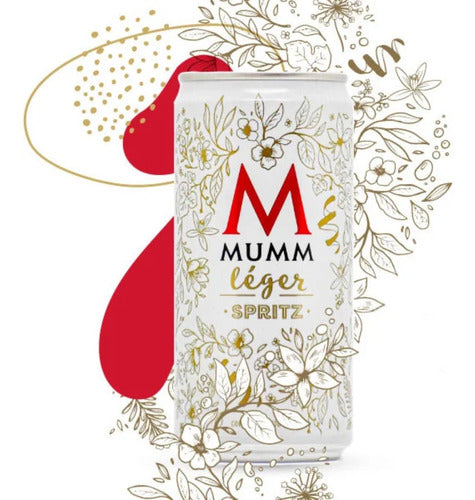 Mumm Leger Spritz Sparkling Wine in Can 269ml 2